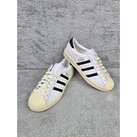 adidas Shoes - Adidas Originals Superstar Vintage Cloud White Core Black Cream(Women's) Size9.5
